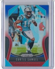 CURTIS SAMUEL 2019 Panini Prizm RED WHITE BLUE SP Refractor #175 PANTHERS