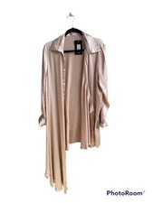 Champagne colored dress, nwt, fashion nova, size L