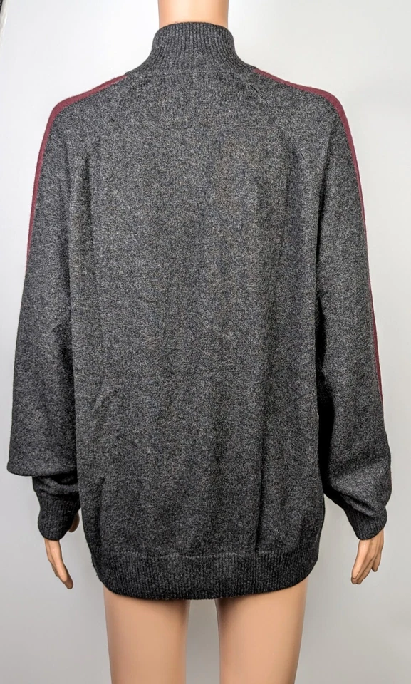 Metropolitan View Men's Dark Gray Turtleneck 100% Cashmere Sweater/Pullover sz L - Image 2 of 4