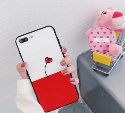 Korean Style iPhone Plus Case Cute Red iPhone Plus Case for Girl