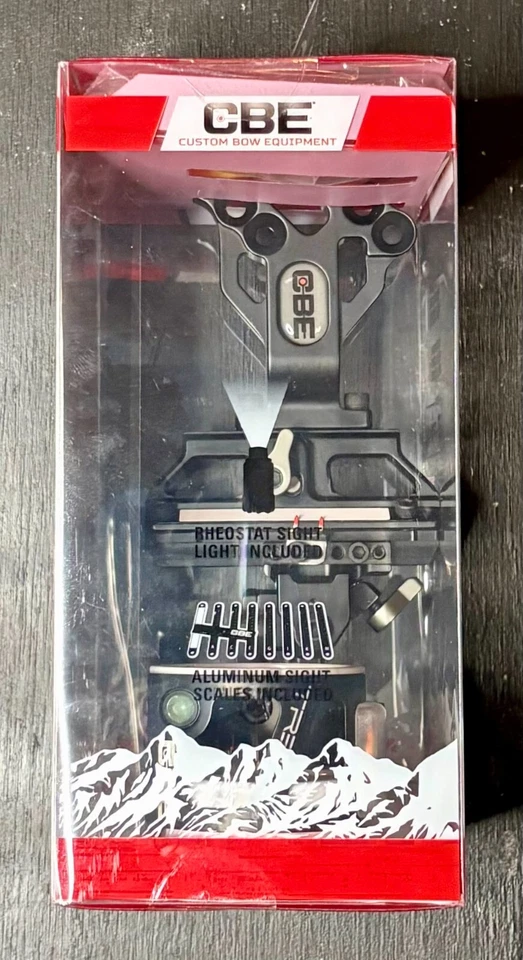 CBE Trek 2V .019 Archery Sight 2 Vertical Pins Left Hand New - Image 3 of 3