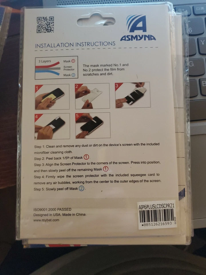 MyBat Asmyna Apple iPhone 6 Plus Screen Protector Clear - Image 4 of 4