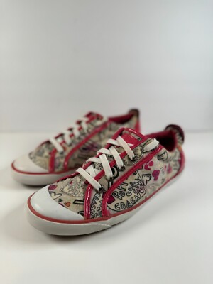 Coach Women Shoes Pink Barrett Poppy Low Top Sneaker Fashion Streetwear US  B