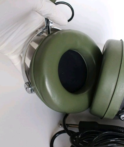Vintage PICKERING Model PH 4933 Dynamic Stereo Headphones Green 1971 - Picture 7 of 10