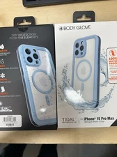 Body Glove Tidal Waterproof with MagSafe Case For iPhone 15 Pro Max- Power Blue