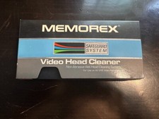 Memorex VHS Video Head Cleaner - Safeguard system Wet head PERFECT CONDITION