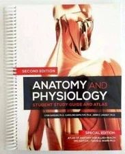 Anatomy and Physiology Student Study Guide and Atlas, Second Edition, Spe - GOOD