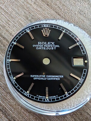 Genuine Rolex Datejust 31mm Black Dial Silver Stick  68240 78240 178240