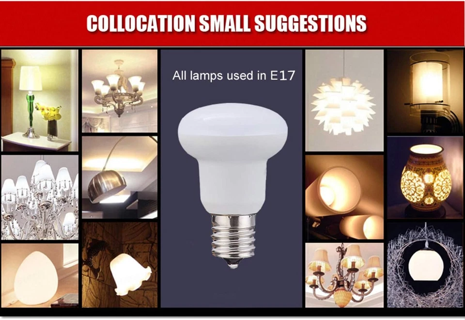 R14 E17 LED Bulb, 3W (25W Equivalent), 2700K Warm White, Intermediate Base, 4 Pa - Image 4 of 4