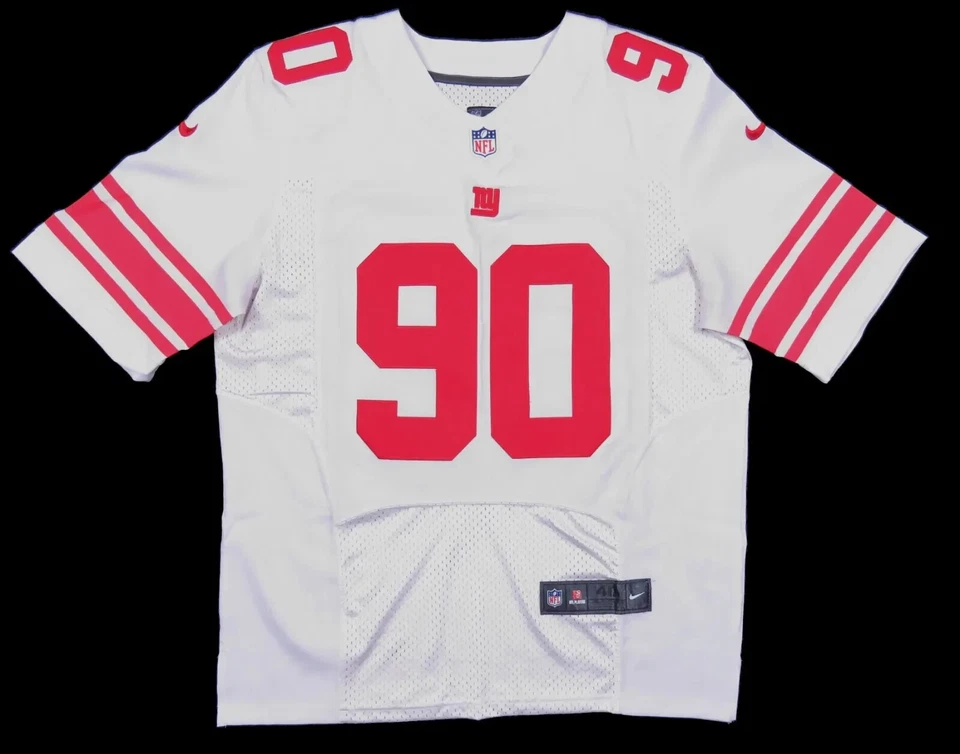 全新无标签 Jason Pierre-Paul 纽约巨人队 NFL 足球 Nike On Field #90 球衣 40 — 第 3/4 张图片