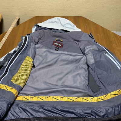 Marmot Womens Jacket Blue Mint Full Zip Rain Snow Boarding L | eBay