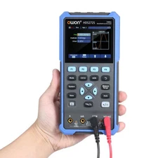 HDS272S Digital Oscilloscope MultimeterWave Generator 2CH 70MHz 20000 Count 3.5”