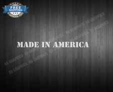 Made In America Decal Sticker Windshield Banner Car Truck SUV