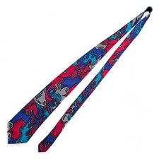 Henry Alan Neckwear Bold Tie Multicolor Necktie Made in USA 58" L - 3.85" W