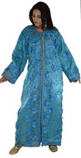 Moroccan Wedding Gown Caftan Kaftan Long Dress Abaya Tackchita Middle East