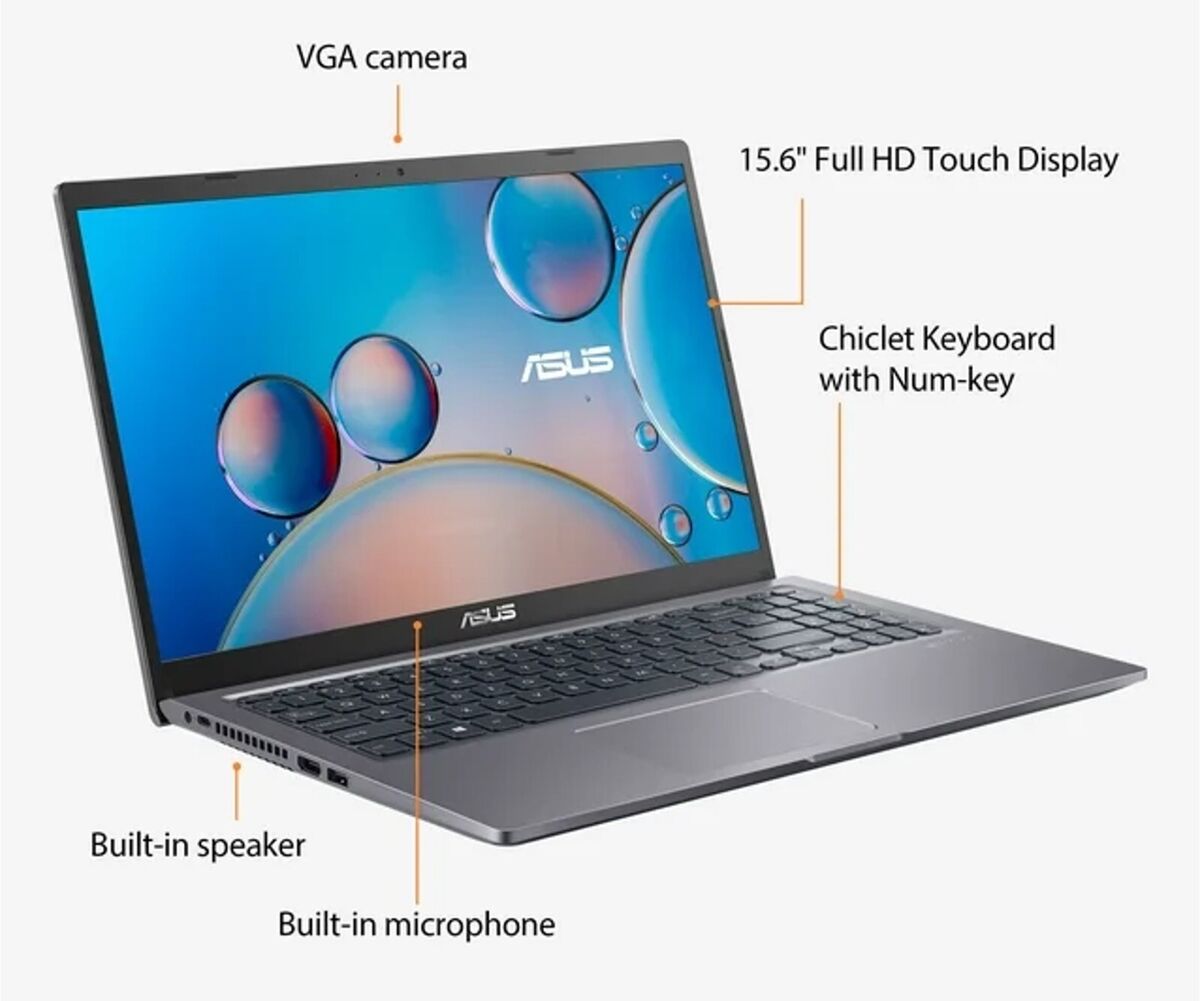 ASUS Vivobook 15.6 FHD Touch screen Laptop i5-1135G7 20GB ASUS Vivobook 15.6 FHD Touch screen Laptop i5-1135G7 20GB
