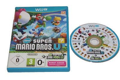 Nintendo Wii u Spiel - New Super Mario Bros. U + New Super Luigi U - & OVP