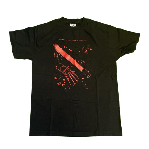 Vtg Freddy vs Jason Movie Visual Effects Crew T Shirt M 2003 Friday The 13th Y2K