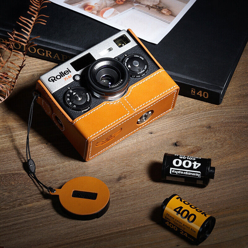 Leather Camera Case Retro Covers Protection Case for Rollei 35AF