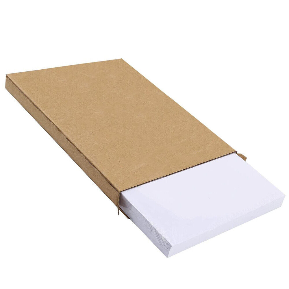 50 Shipping Address Labels Blank 8.5"x5.5" Half Sheet Self Adhesive 2 Per Sheet