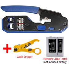 RJ45 Crimp Tool CAT5 CAT5e CAT6 Crimping Tool All in One Modular Crimp Crimper