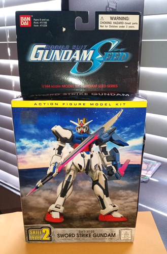 2003 Gundam Seed Series GAT-X105 Sword Strike Gundam Model Kit - Skill Level 2! - Picture 1 of 6