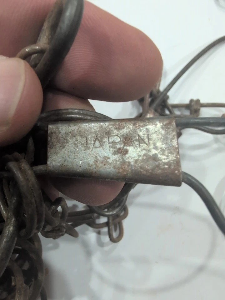 2 cuerdas de metal de pescado vintage una marca Japón Foto 4 de 4