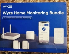 WYZE HOME MONITORING BUNDLE - Sense Hub- Power Adapter- Ethernet Cable- Sensors