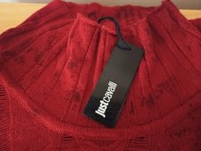 Cavalli Womens Designer Sweater JUST CAVALLI SOFT LIGHTWEIGHT CABLEKNIT L 695