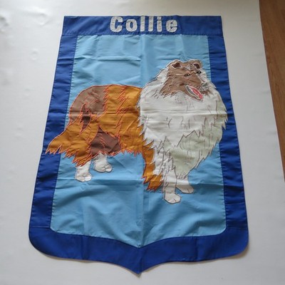 Lassie Collie Large Wall Tapestry Outdoor Garden Flag Evergreen Enterprises Inc.