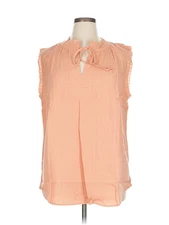 GiGio Women Pink Sleeveless Blouse XL