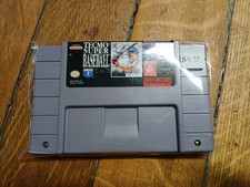 Tecmo Super Baseball (Super Nintendo SNES, 1994) Tested And Works