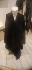 Debenham Ladies throw over shawl Opened front, Sides Jumper Cardigan one size