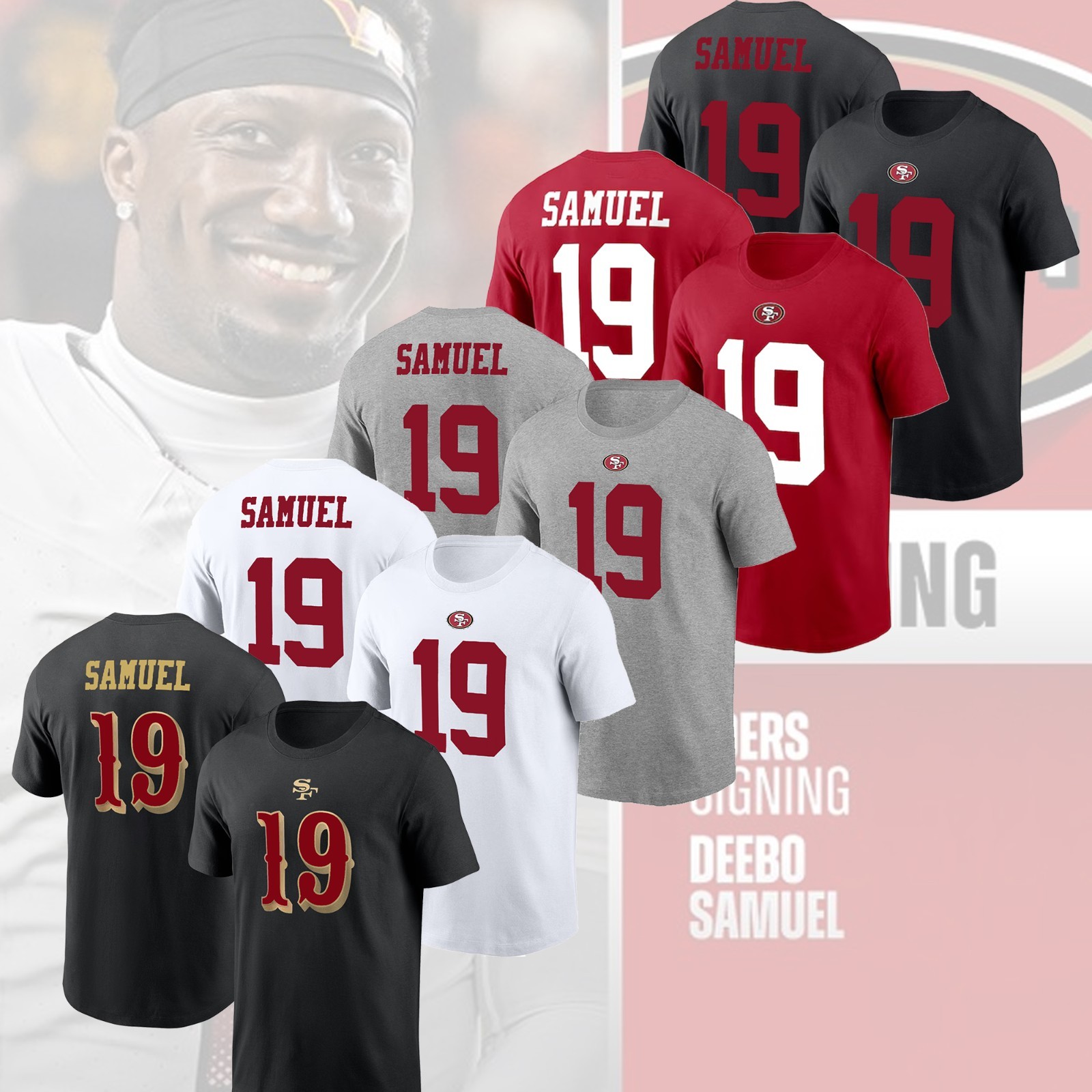 Welcome Back Deebo Samuel #19 San Francisco Team 49ers 2026 Player Name & Number