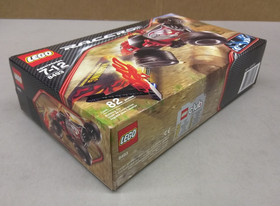 LEGO Racers 8493 Red Ace NEW! Ramp Flames Race Car Pull-Back Motor