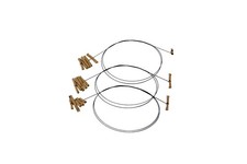 Interactive Cat Dancer Toy Flexible Wire Paper Roll Cat Exercise Toy 3 Pack