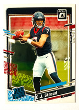 2023 Donruss Optic C.J. Stroud RC #244 Base Texans Rated Rookie!