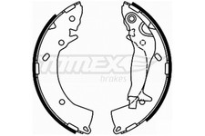 TOMEX Brakes Bremsbackensatz TX 21-92 für TB HYUNDAI GETZ CRDi GLS
