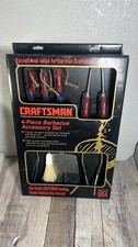 NEW CRAFTSMAN 4 Pc Stainless Barbecue BBQ Grill Accessory Set 941658 Made in USA