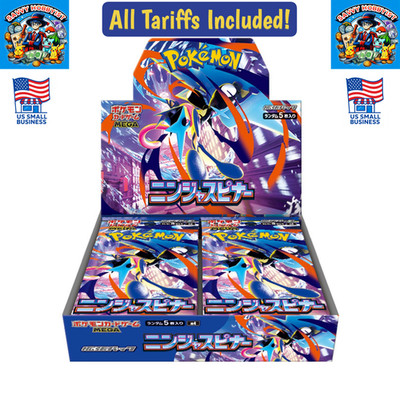 Factory SEALED MEGA Ninja Spinner m4 Japanese Pokemon Booster Box