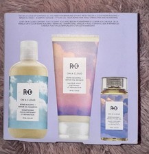 Image of R+Co On A Cloud Bond Buiding +Repair Shampoo, Masque & Styling Oil Set Full Size