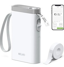 Label Maker Machine with Tape, P21 Bluetooth Label Printer, Wireless Mini