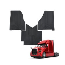 Floor Mats Compatible with 2018-2025 Freightliner Cascadia TPE All Weather Gu...