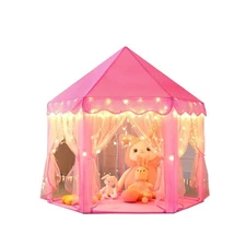 Monobeach Princess Castle Play Tent for Girls - Large 55'' x 53'' Playhouse w...