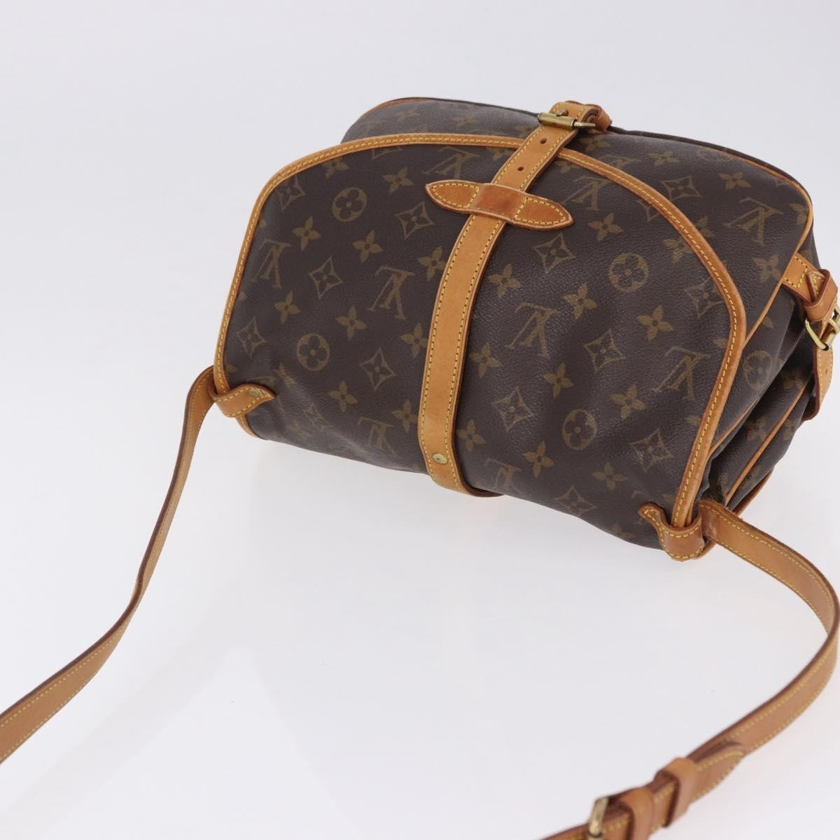 Louis Vuitton Saumur Monogram Brown Canvas Shoulder Bag — image 15