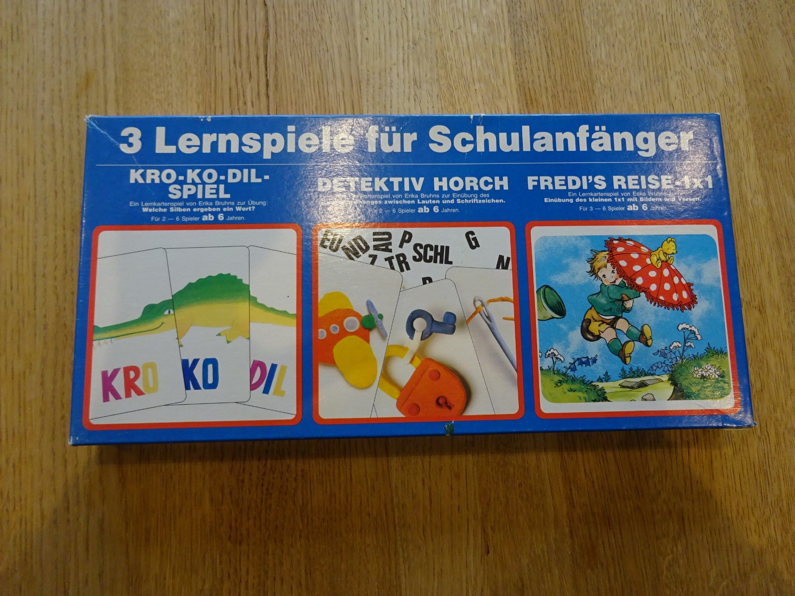 3 Lernspiele für Schulanfänger, Piatnik, Spiel, vollständig, 11-3