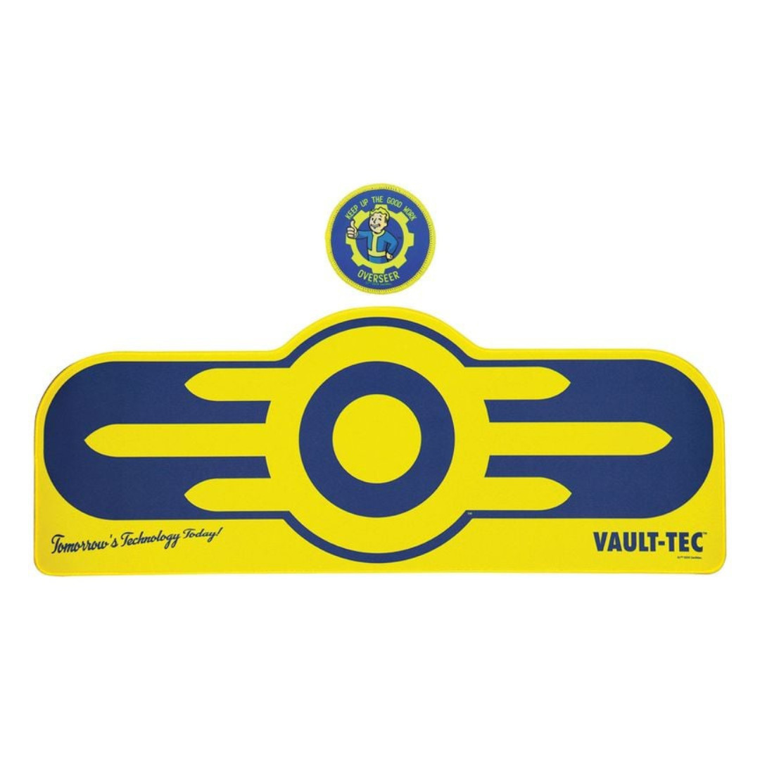 Tapis de souris Fallout Vault-Tec XL avec sous-verre pour bureau de gaming