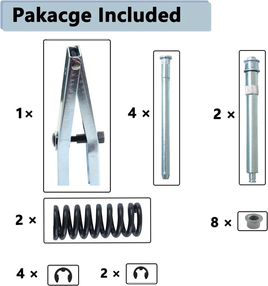 门铰链销和衬套套件工具适用于雪佛兰 GMC C1500 C2500 C3500 K1500 K2500 — 第 4/4 张图片