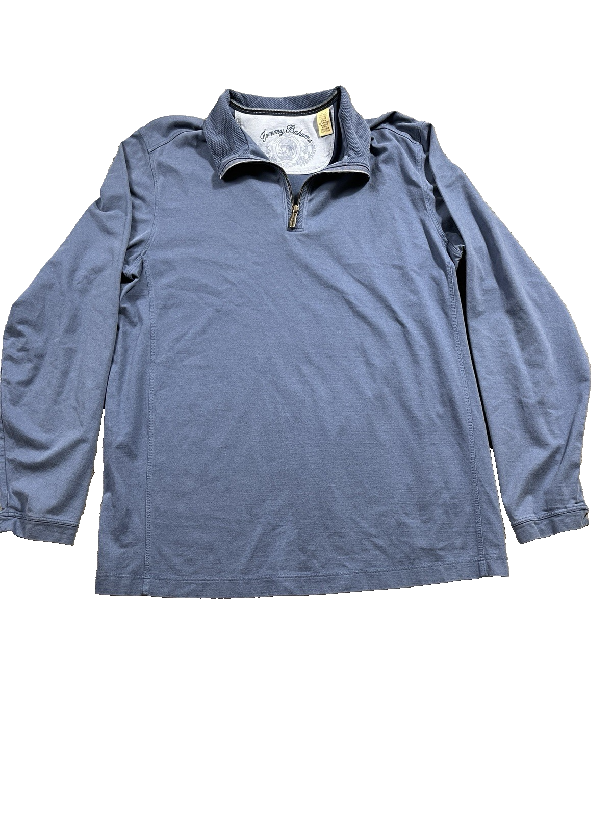 Tommy Bahama Men’s 1/4 Zip Pullover Sweatshirt Medium Blue Preppy Activewear