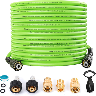 #ad Pressure Washer Hose 50 FT 1 4” 4000 PSI Kink Resistant High Pressure Replaceme $65.12